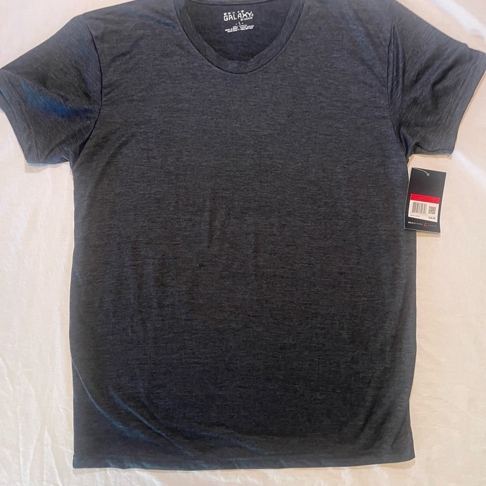 Galaxy By Harvic Charcoal Short Sleeve Tee